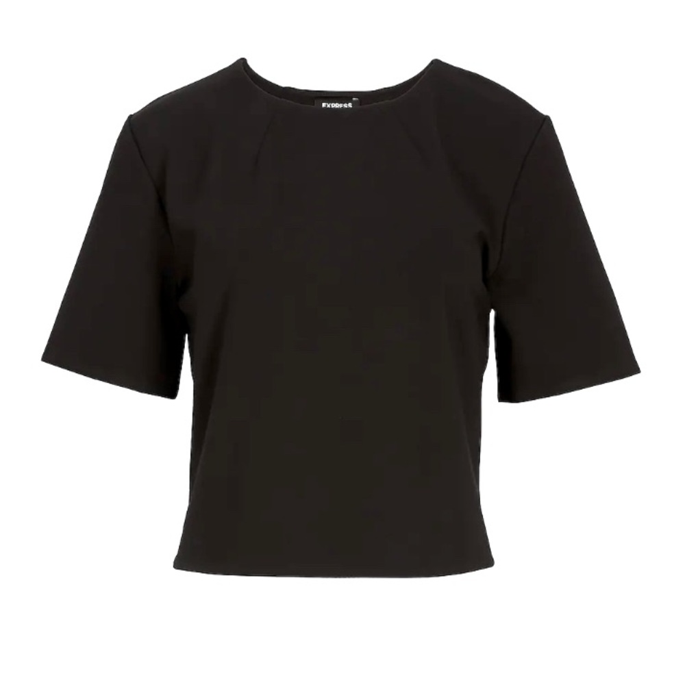 Small Black ponte boxy tailored